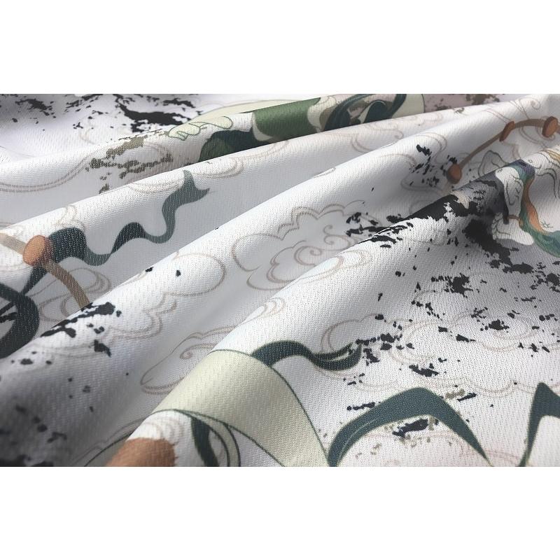 ポイント10倍 風神雷神 総柄 半袖 セットアップ ジャージ ヤクザ