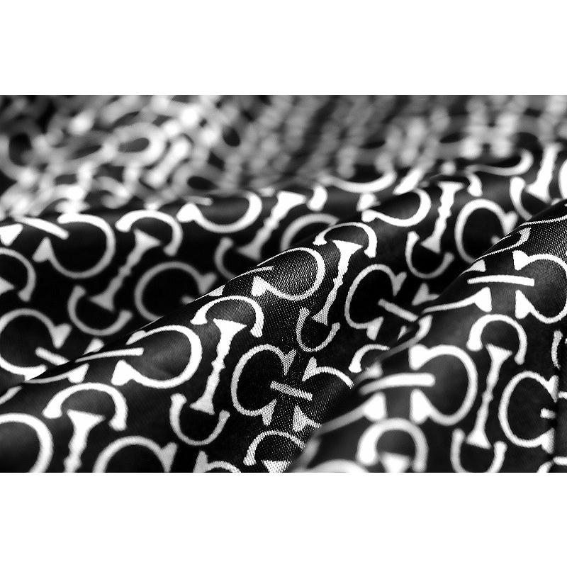 ポイント10倍 蛇柄ファー ハーフ丈コート 白×黒 服 オラオラ系 悪羅悪