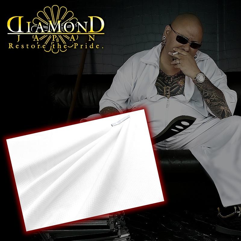 刺繍入り 半袖 セットアップ ジャージ 白 ヤクザ ヤンキー 悪羅悪羅 オラオラ系 上下 服 Dj 137 無地 夏物 メンズ ファッション 人気