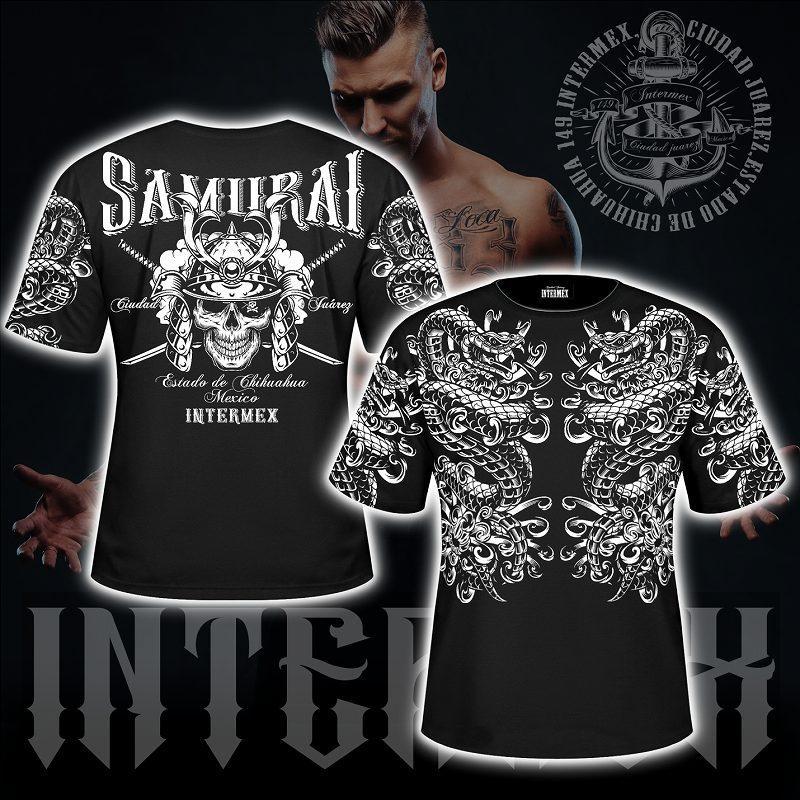 半袖 Tシャツ 服 侍スカル 骸骨 コブラ 蛇 黒 白 ギャング 半袖 Tシャツ 服 侍スカル 骸骨 コブラ 蛇 黒 白 ギャング