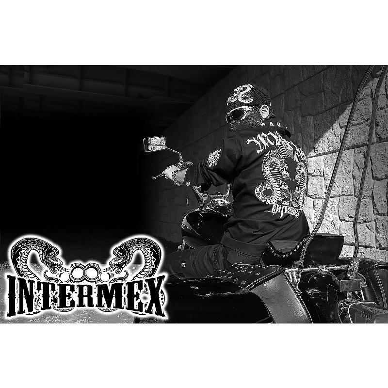 全刺繍 コブラ 作業着 上下セット INTERMEX 服 ギャング バイカー