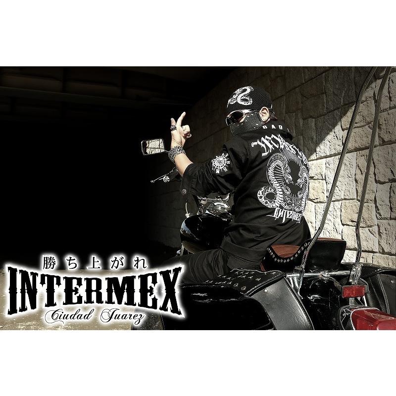 全刺繍 コブラ 作業着 上下セット INTERMEX 服 ギャング バイカー
