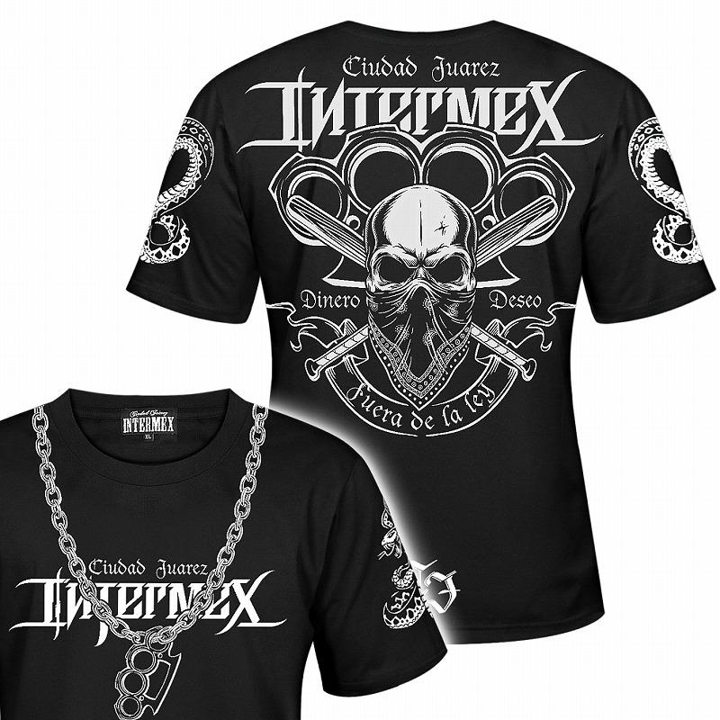 半袖 Tシャツ 服 INTERMEX (インターメックス) メリケンスカル tm-057