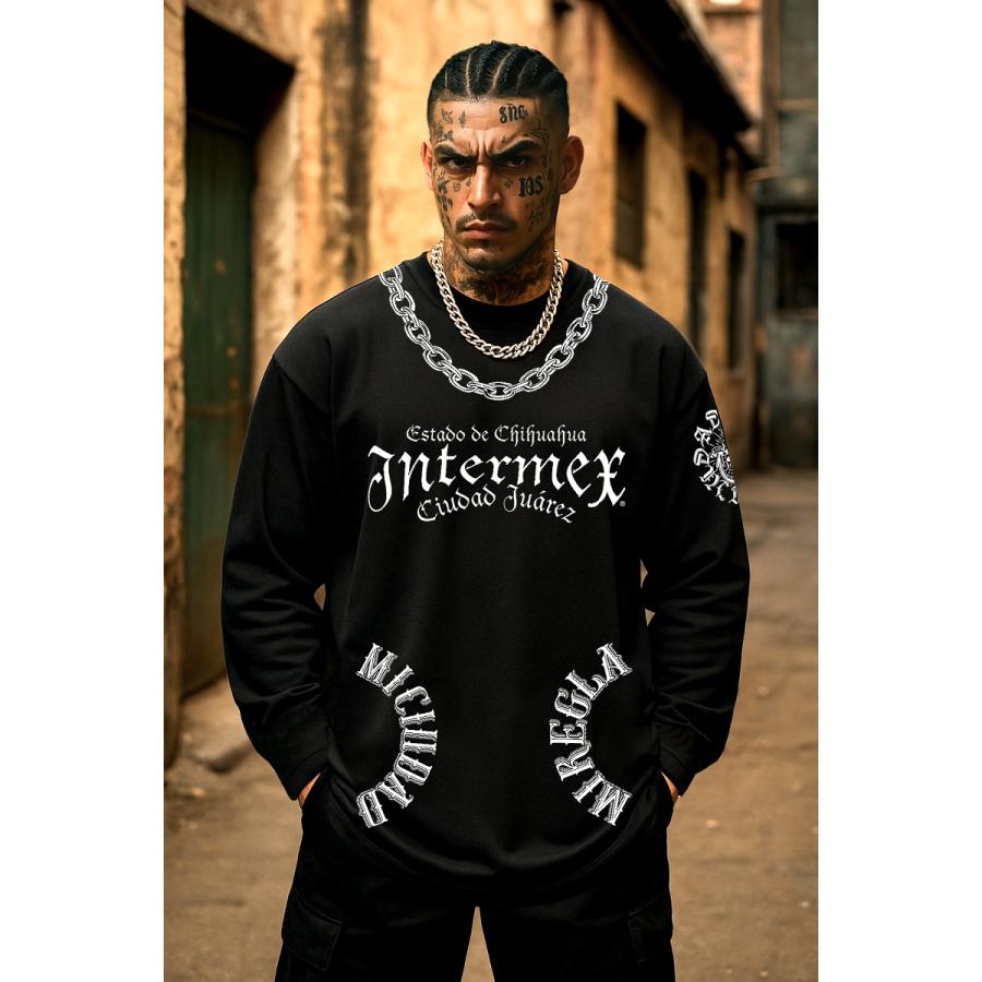 MARK & LONA ブラックシャツ スカルブローチ付き MARK & LONA ブラックシャツ スカルブローチ付き MARK & LONA