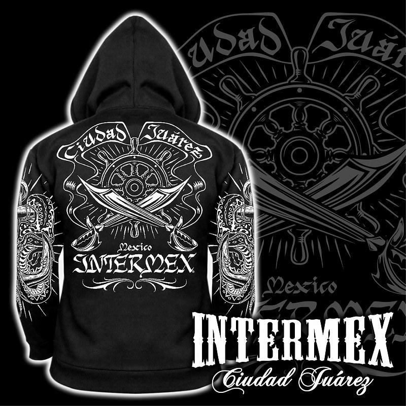 パーカー メンズファッション オラオラ系 INTERMEX itm-065 ヤンキー