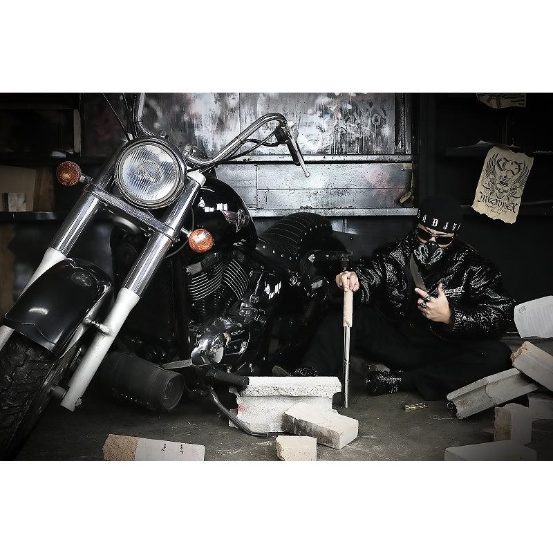 クロコ柄 中綿ジャケット メンズファッション オラオラ系 INTERMEX itm