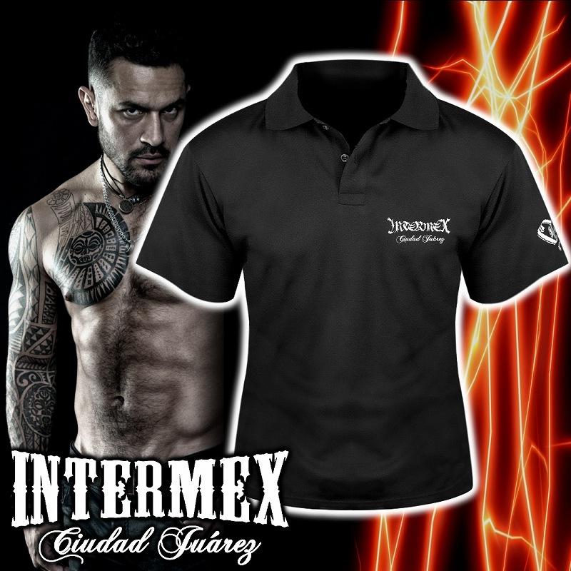 半袖 ポロシャツ 服 INTERMEX バンダナスカル 蛇 コブラ パイソン itm
