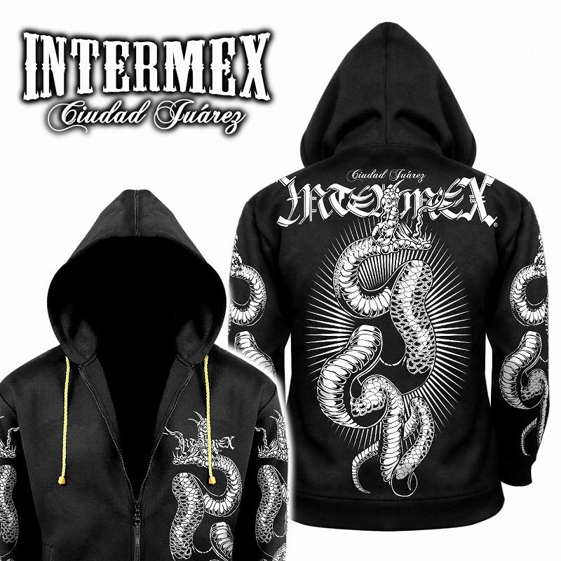 パーカー メンズ ファッション オラオラ系 ITM-079 コブラ 蛇柄