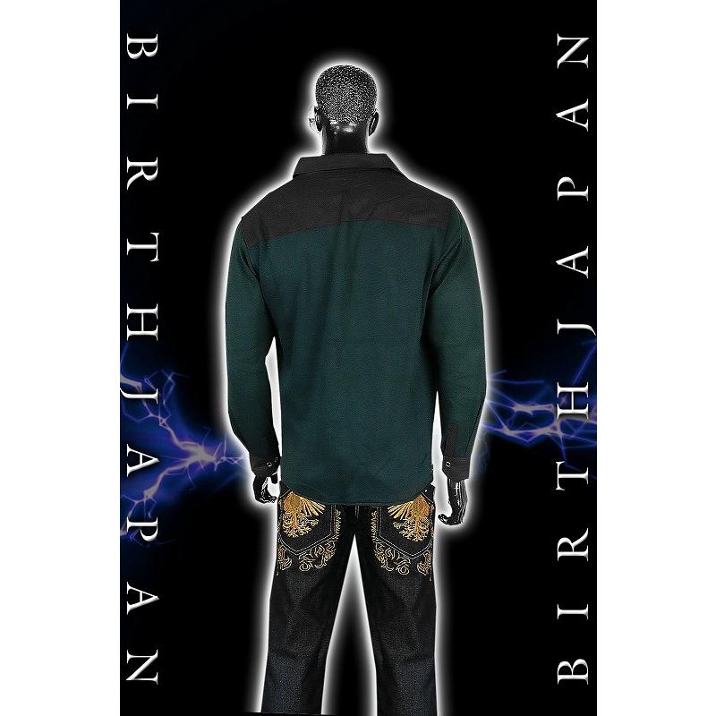 送料無料ジャケット 緑 花柄 ベロア 083 ヤンキー オラオラ 悪羅悪羅