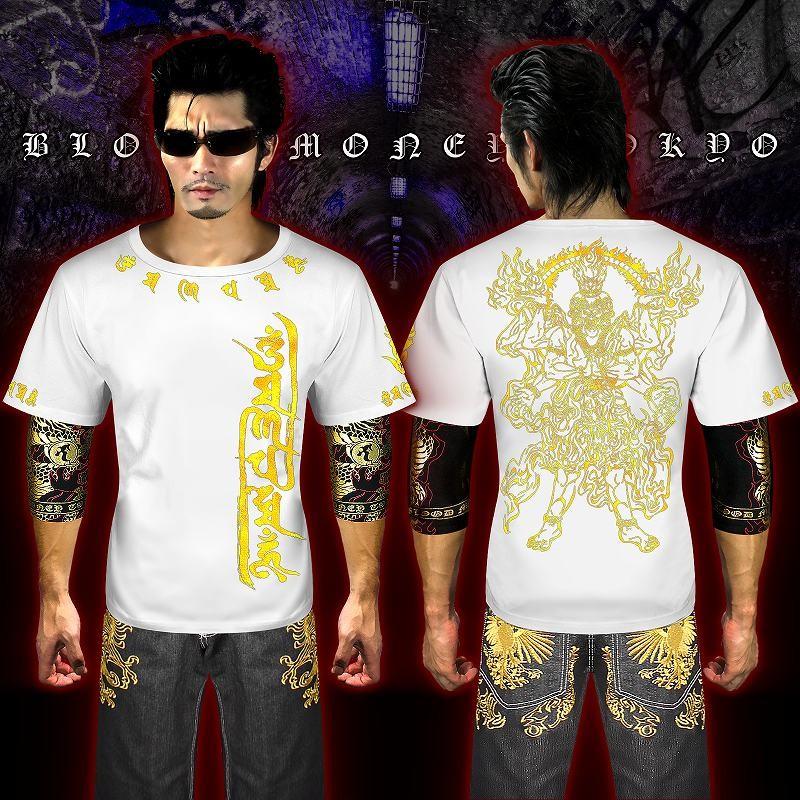 ポイント10倍 白 金 ヤクザ ブランドblood Money Tokyo半袖tシャツ 阿修羅 和柄夏物悪羅悪羅系 オラオラ系 ヤンキー 派手 チンピラ 服 Mbt wh バースジャパン 通販 Yahoo ショッピング