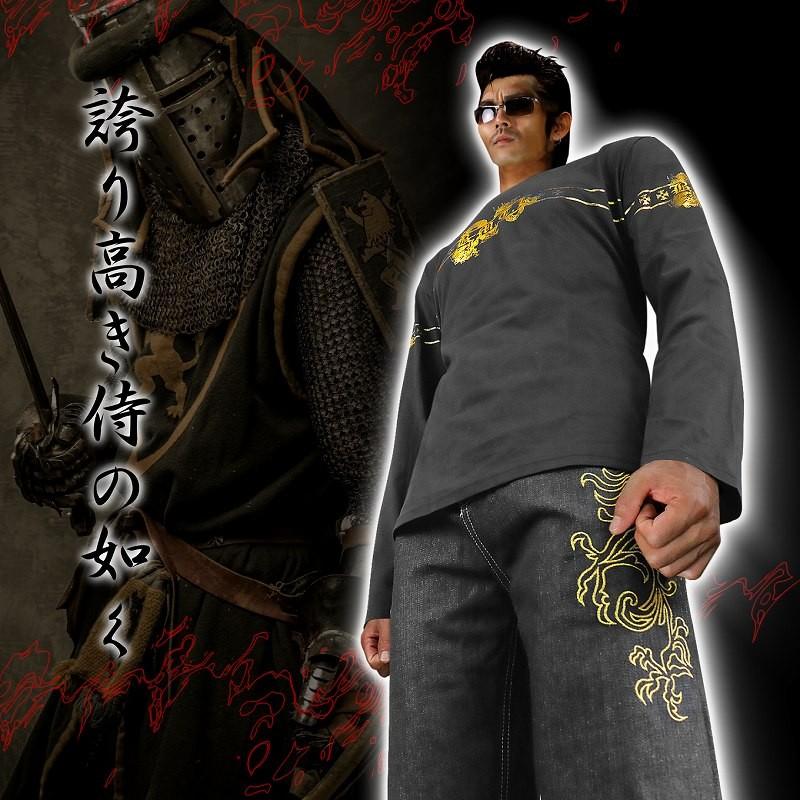 ロンT ヤクザ ヤンキー オラオラ 悪羅悪羅 オラオラ系 龍 スクロール
