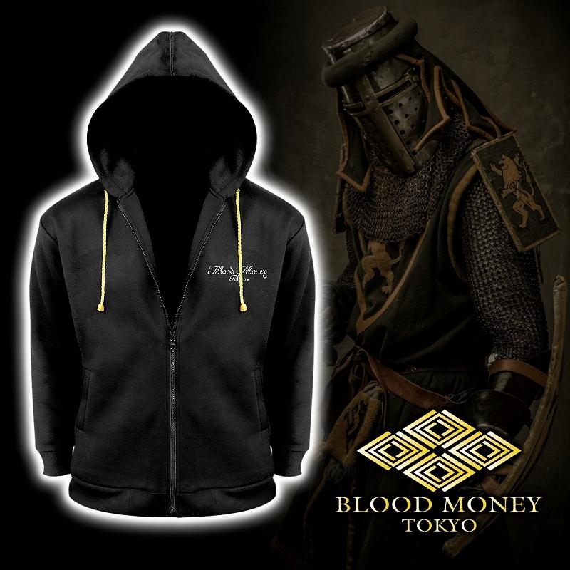 パーカー メンズファッション BLOOD MONEY TOKYO MBT-21010 和柄 侍 鎧