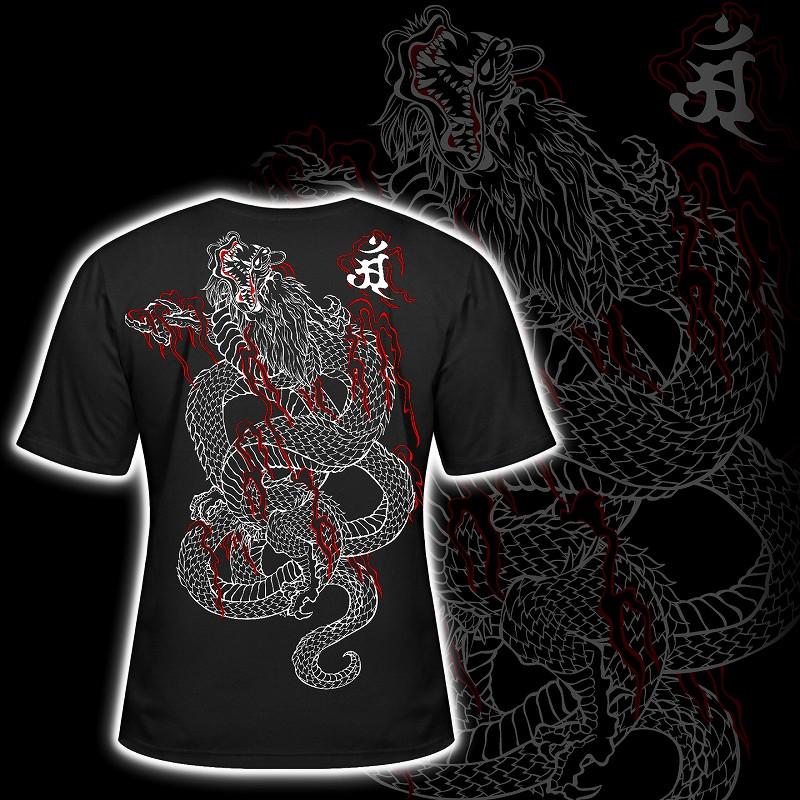 半袖 Tシャツ 服 BLOOD MONEY TOKYO 龍 炎 梵字 和柄 mbt-23002 半袖 Tシャツ 服 BLOOD MONEY TOKYO 龍 炎 梵字 和柄 mbt-23002