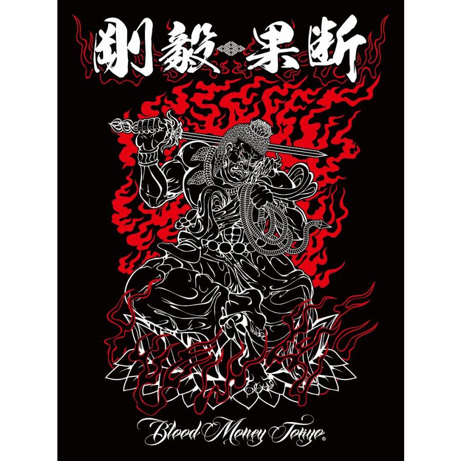 セットアップジャージ (長袖+長ズボン) 服 BLOOD MONEY TOKYO 不動明王