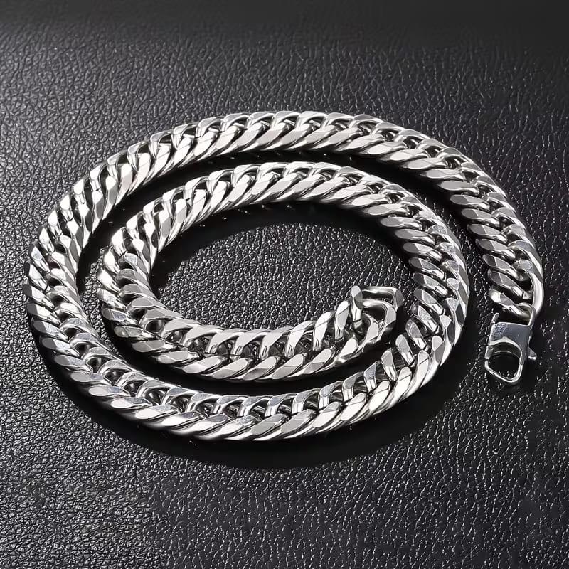 喜平13.4mm ネックレス ブレスレットセット ステンレス 145 カジュアル