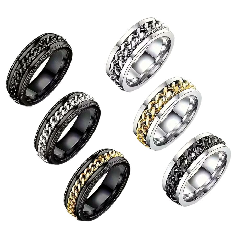 指輪 ゴージャス ゴツめ チェーン リング 063 ヤクザ ヤンキー