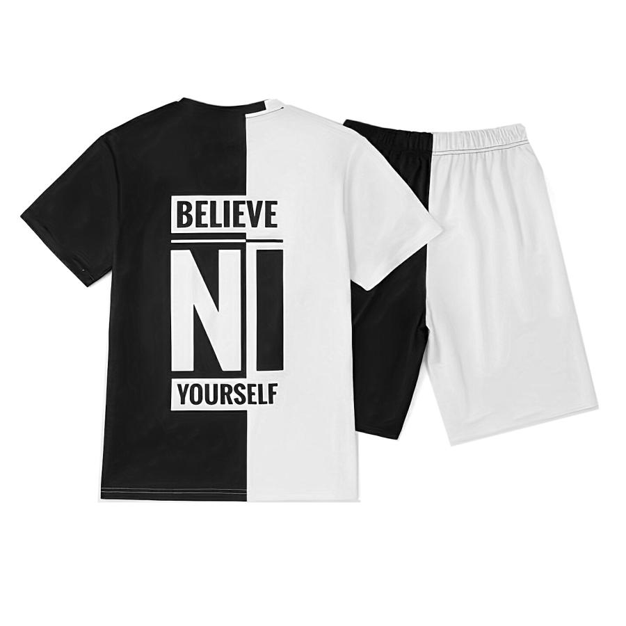 半袖セットアップ ジャージ 026 Tシャツ+ハーフパンツ 上下 派手