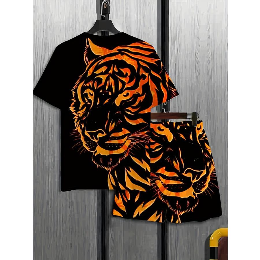 半袖セットアップ ジャージ 027 Tシャツ+ハーフパンツ 上下 派手