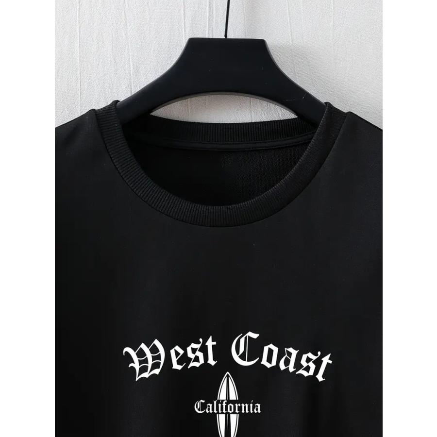 夏物 ド派手 プリント 半袖Tシャツ 107 黒 柄シャツ ダンス HIPHOP B系