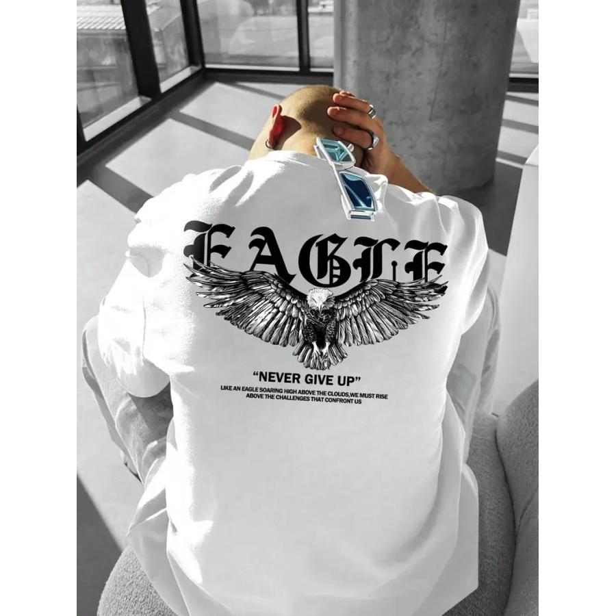 HIPHOP プリント 半袖Tシャツ 306 黒 派手 ストリート ダンス B系