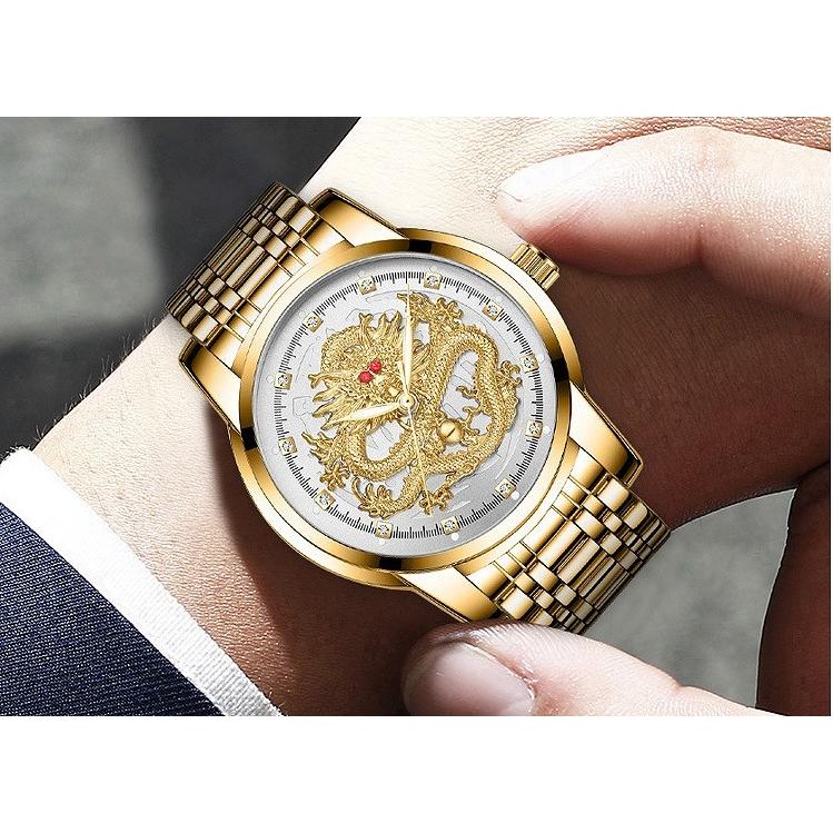 011 金 銀 龍神柄 クォーツ式 腕時計 メンズ ファッション 紳士用 男物 おしゃれ 防水 立体彫刻 オラオラ系 ヤクザ ヤンキー チンピラ Watch011gdsv バースジャパン 通販 Yahoo ショッピング