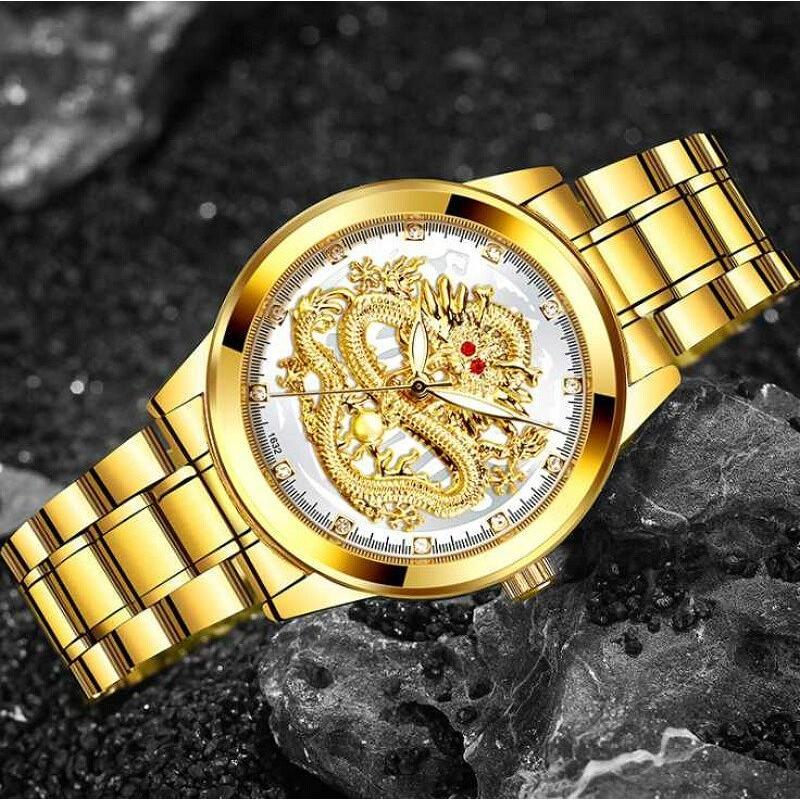 011 金 銀 龍神柄 クォーツ式 腕時計 メンズ ファッション 紳士用 男物 おしゃれ 防水 立体彫刻 オラオラ系 ヤクザ ヤンキー チンピラ Watch011gdsv バースジャパン 通販 Yahoo ショッピング