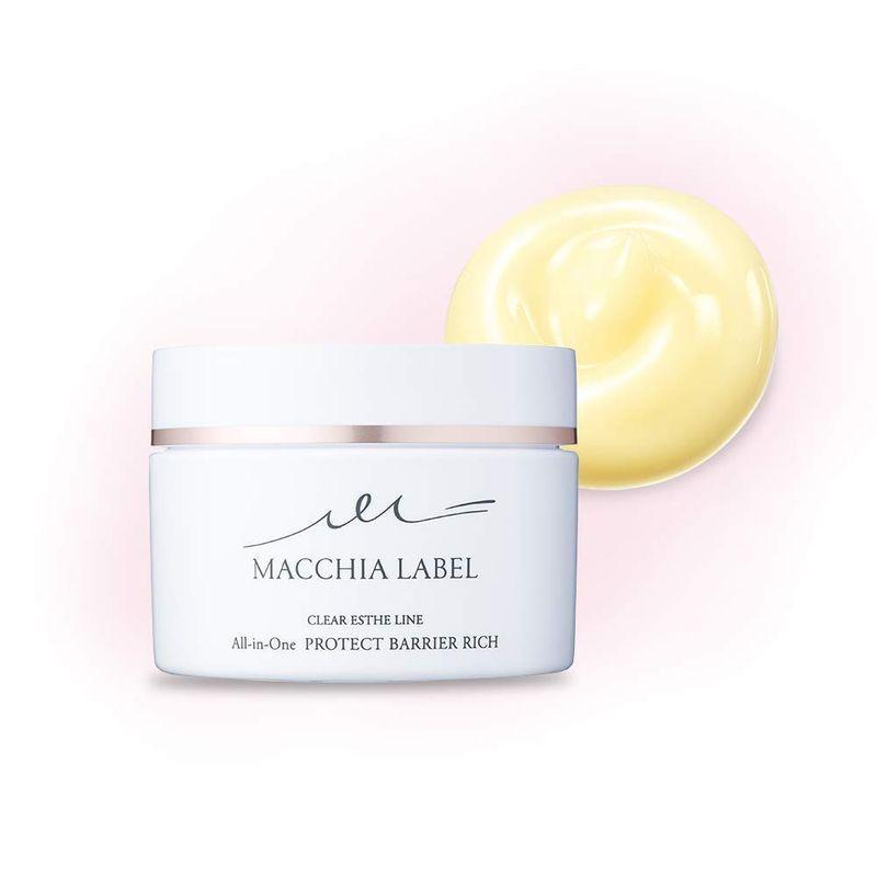 【新品未使用】マキアレイベル プロテクトバリアリッチc 50ｇ×4個 マキアレイベル オールインワン ジェル プロテクトバリアリッチ c 50g