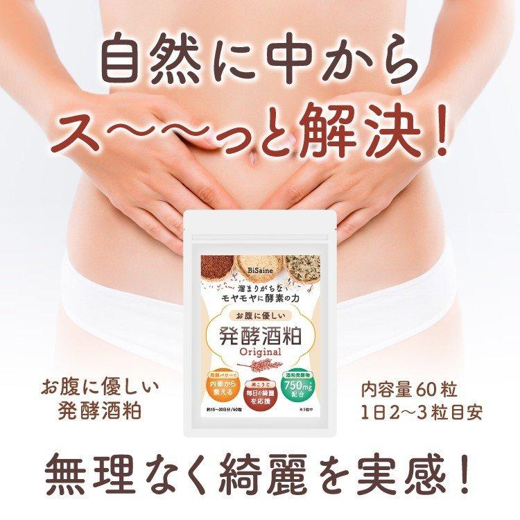 ヤセ菌を応援して健康的な美ボディに・自然に腸内環境を整えたい是非この発酵酒粕サプリをお試し下さい