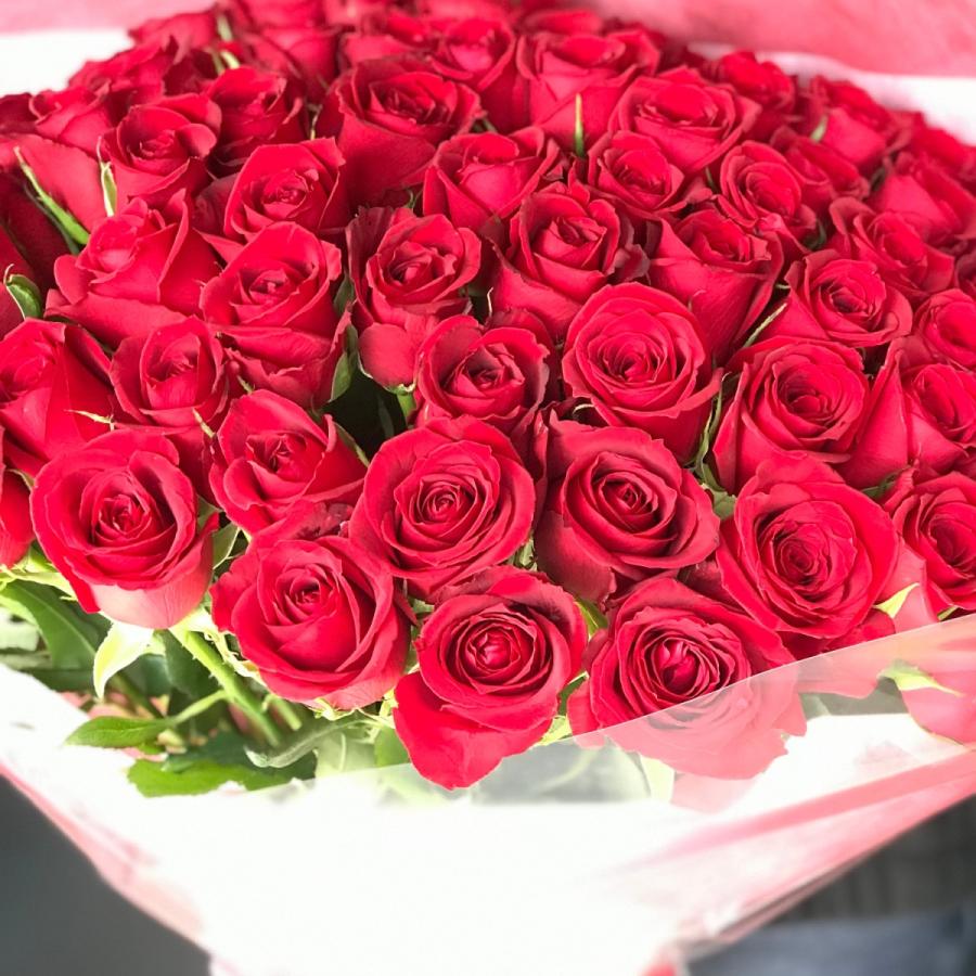 バラ 花束 国産 赤 100本 花 誕生日 ギフト お祝い 結婚記念日 
