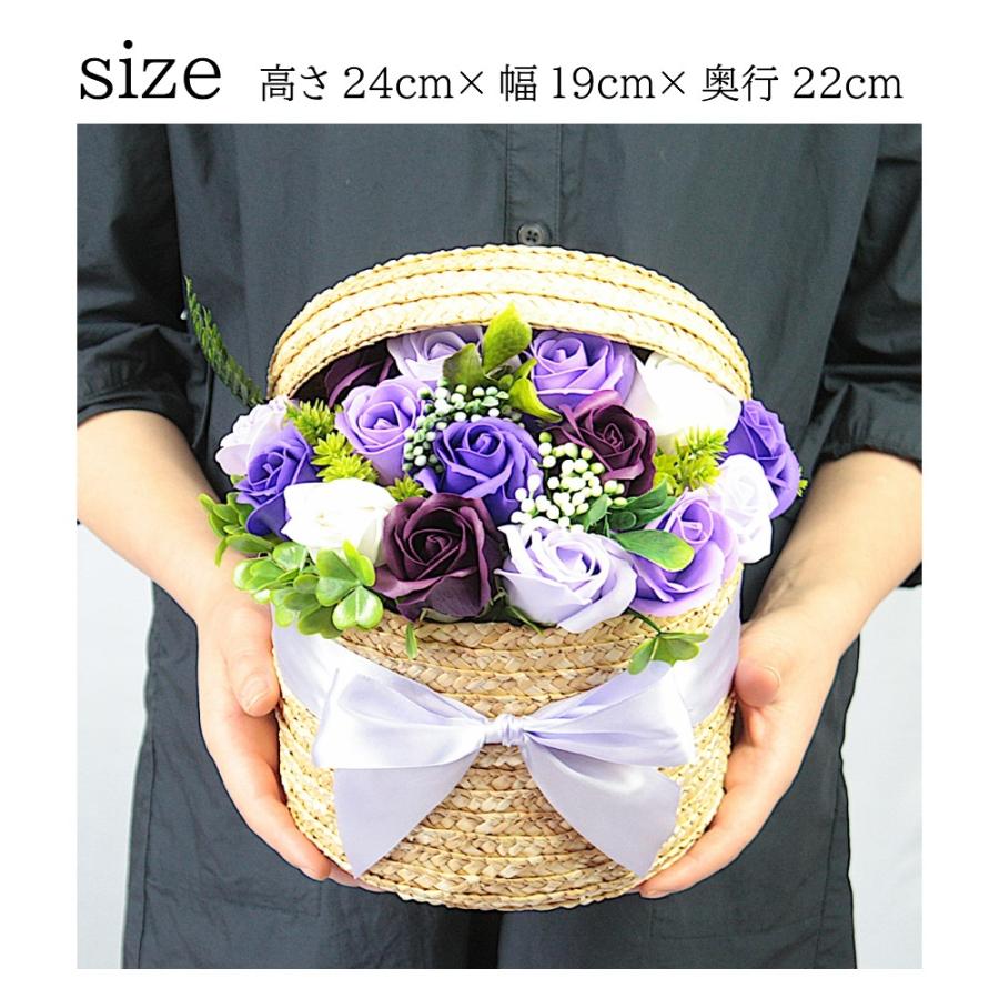 バラ ギフト 造花 石鹸 誕生日 プレゼント 花束 女性 ブーケ 贈り物 お返し バスケット 敬老の日 母の日 アレンジメント 出産祝い ソープフラワー バレンタイン |  | 03
