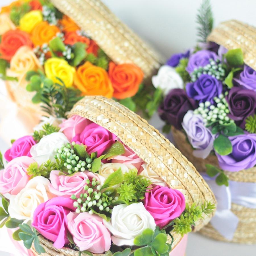 バラ ギフト 造花 石鹸 誕生日 プレゼント 花束 女性 ブーケ 贈り物 お返し バスケット 敬老の日 母の日 アレンジメント 出産祝い ソープフラワー バレンタイン |  | 04