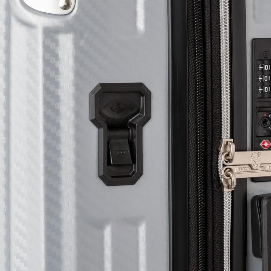 スーツケース　機内持込　レジェンドウォーカー　GRACIA　5511-48　36L　拡張 46L　ファスナー　キャスターストッパー | LEGEND WALKER | 11