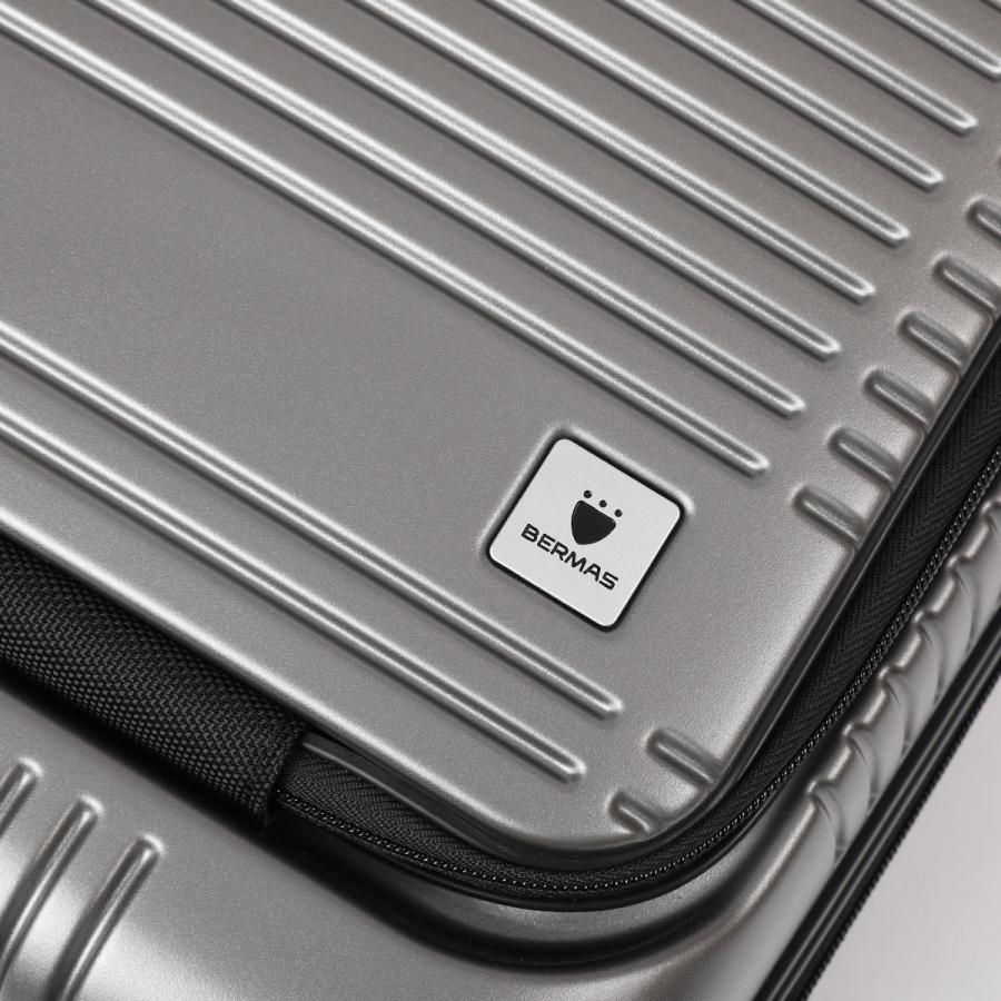 スーツケース　フロントオープン　BERMAS EURO CITYII 60295　機内持込　４輪 拡張機能付　ストッパー付　｜bisho｜15