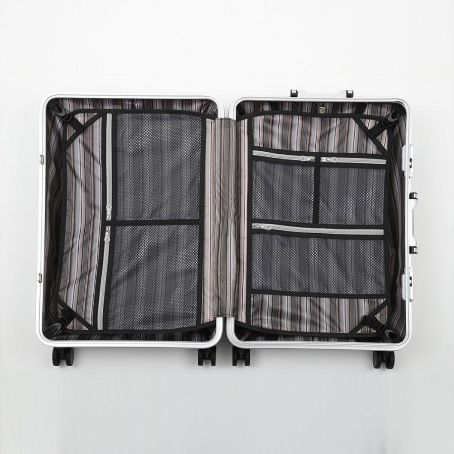 スーツケース　レジェンドウォーカー LUXE フレーム　6032-70　 92L　鏡面　Wキャスター　NEW | LEGEND WALKER | 12