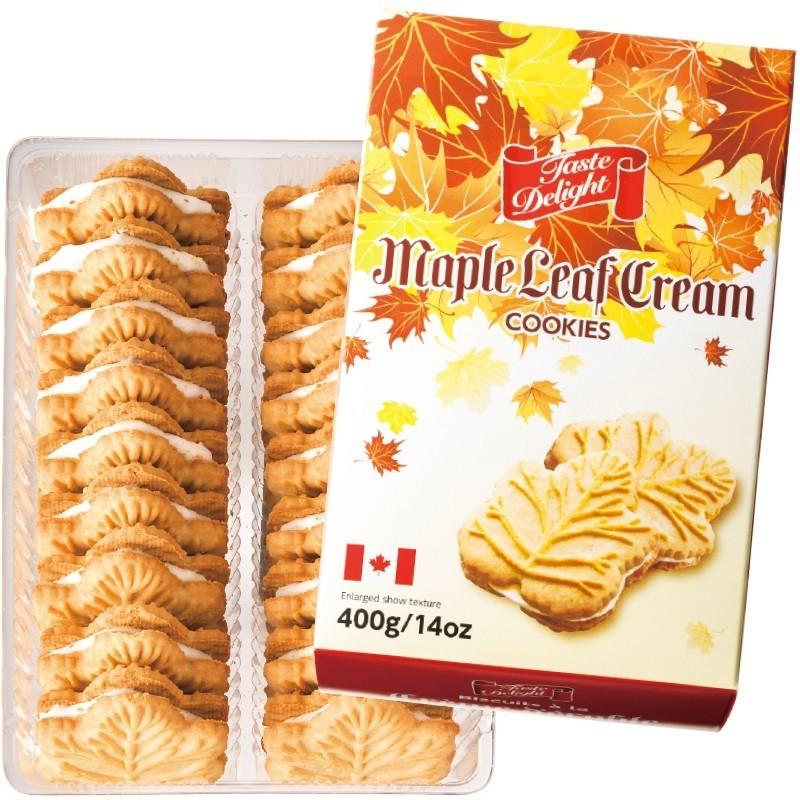 カナダ メープルクリーム クッキー カナダ土産 カナダ人気 メープル菓子 9581 0147 海外おみやげスーパー 通販 Yahoo ショッピング
