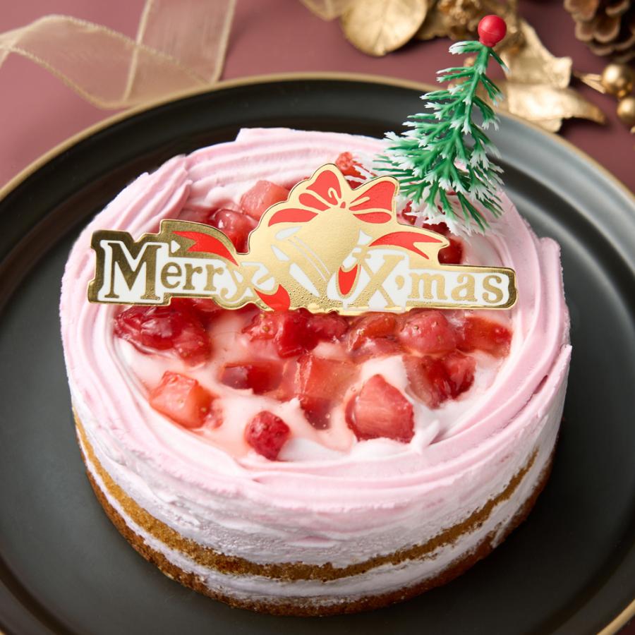 クリスマスケーキ予約2025☆いちごのホールケーキ（オーナメント付き