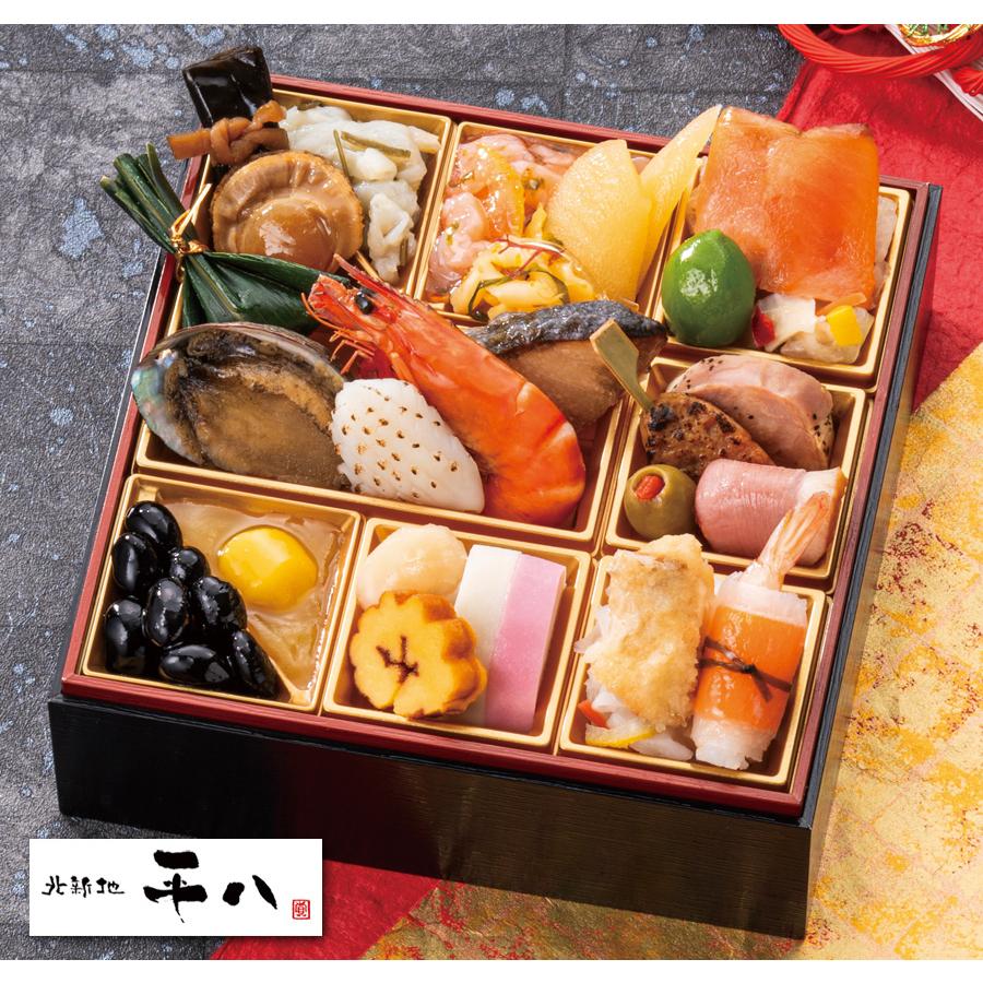 おせち 2026 予約 大阪「北新地 平八」おせち料理 喜楽宴 個食一段重