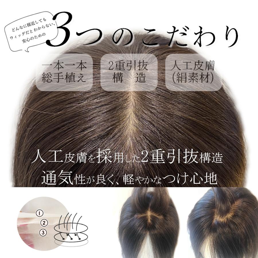部分ウィッグ 自然 人毛100% 日本仕上げ ウィッグ 高品質 30cm 部分ウィッグ 自然 人毛100% 日本仕上げ ウィッグ 高品質 30cm
