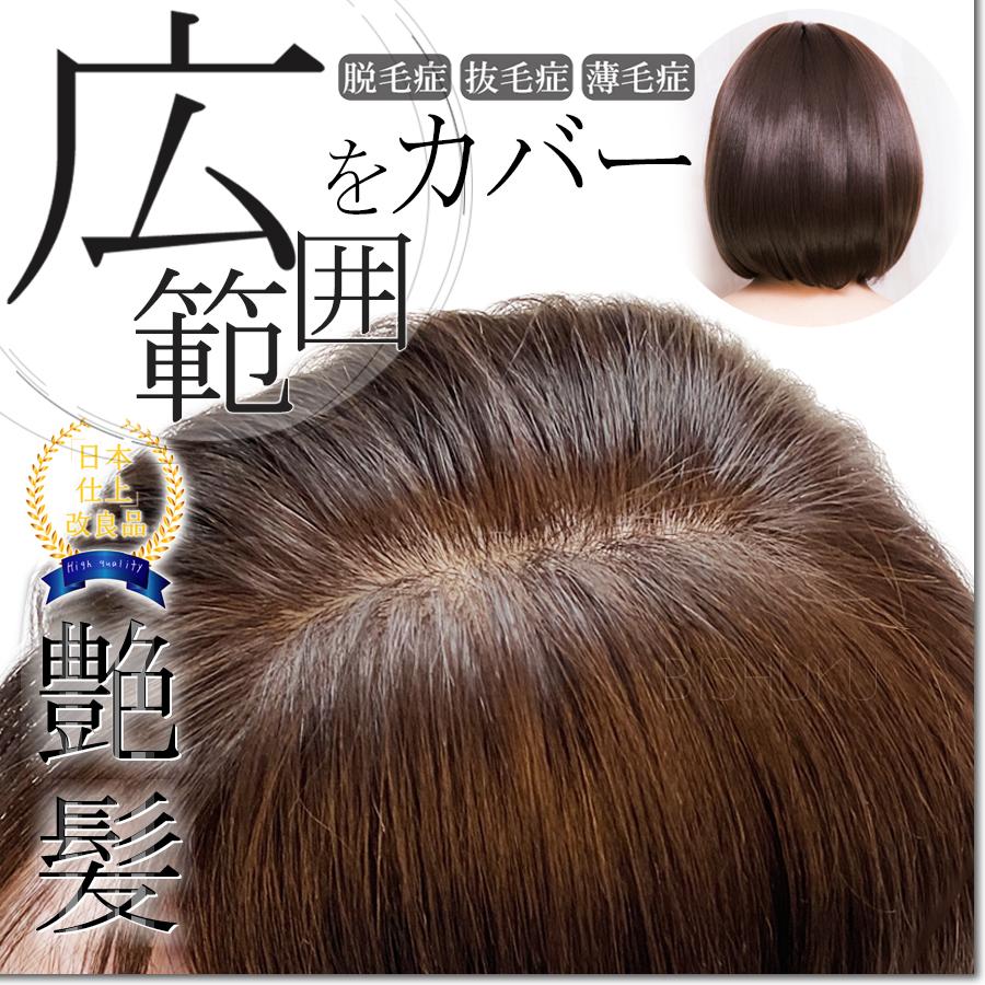 改良品 日本仕上げ 高品質 ワイドヘアピース 人毛 100% 増毛 毛量アップ ウィッグ 脱毛症 抜毛 薄毛 抗がん剤治療 母の日 BISHUKU  (col 1317 25+/30+/40+) :BI-WI-M1317:BISHUKU房 - 通販 - Yahoo!ショッピング