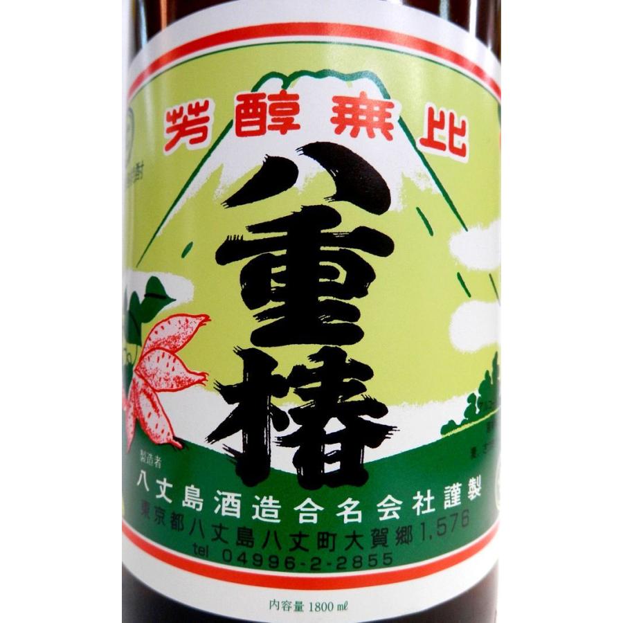 焼酎 八重椿（やえつばき） 麦芋焼酎 1800ml 八丈島酒造合名会社