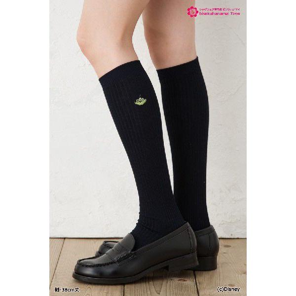 スクールソックス リトルグリーンメン トイストーリー Lgm エイリアン 紺 ホワイト 38cm丈 Dgl レッグウェア専門店 美足花舞 通販 Yahoo ショッピング