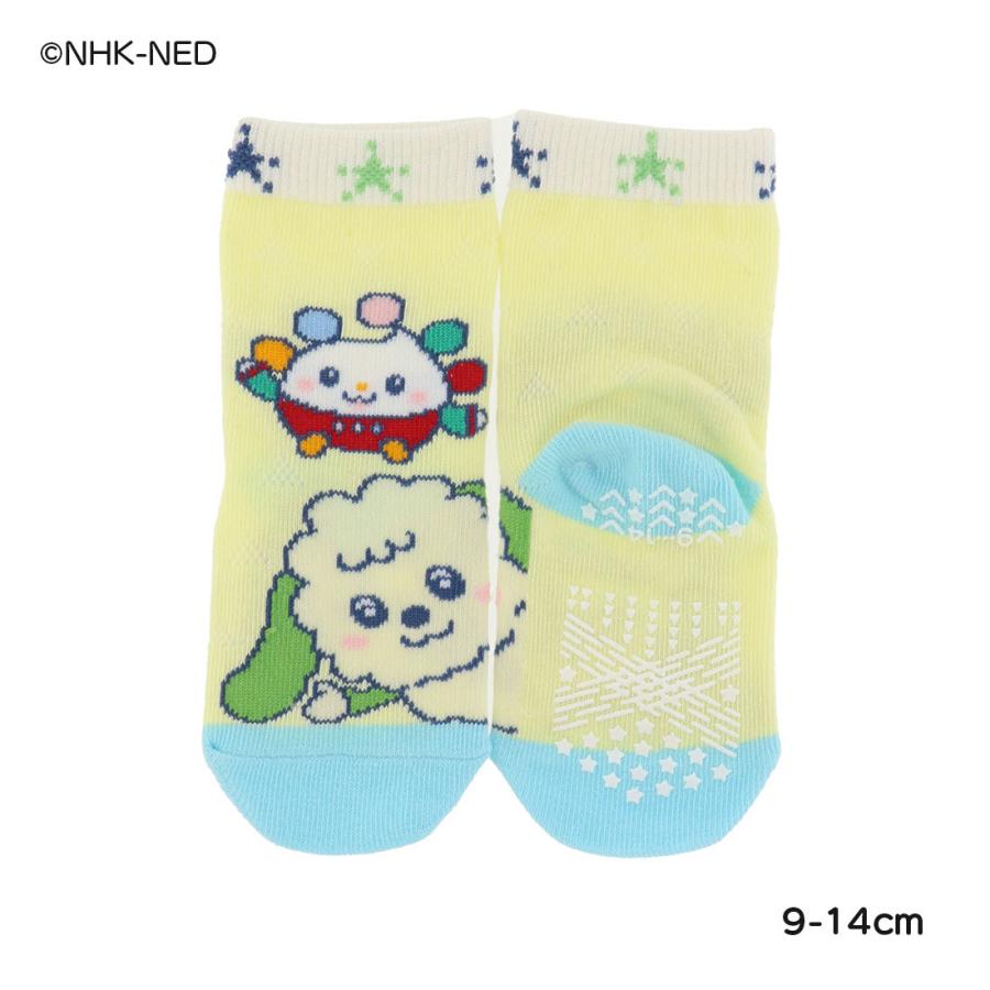 Fukuske（フクスケ） (ベビー9-14cm)ワンワンとぽぅぽ クルーソックス