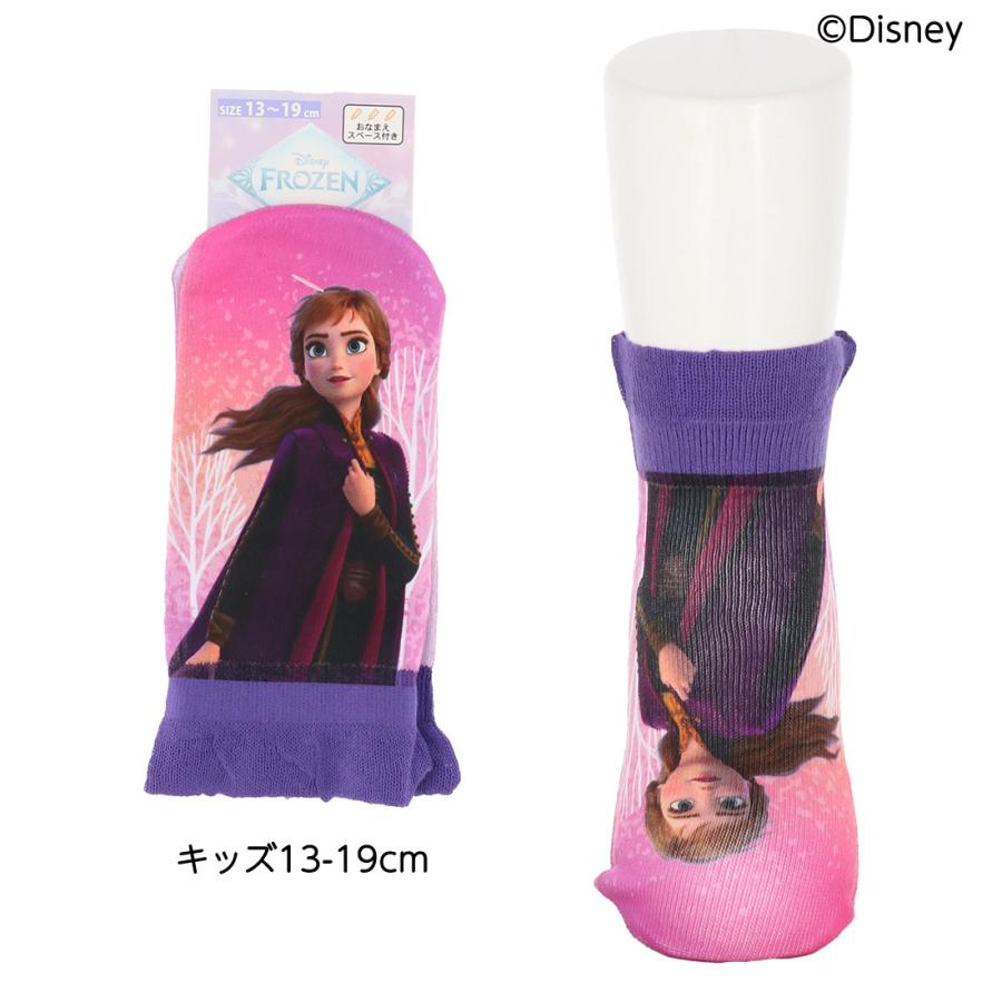Disney（ディズニー） (キッズ 13-19cm)アナ プリント ソックス