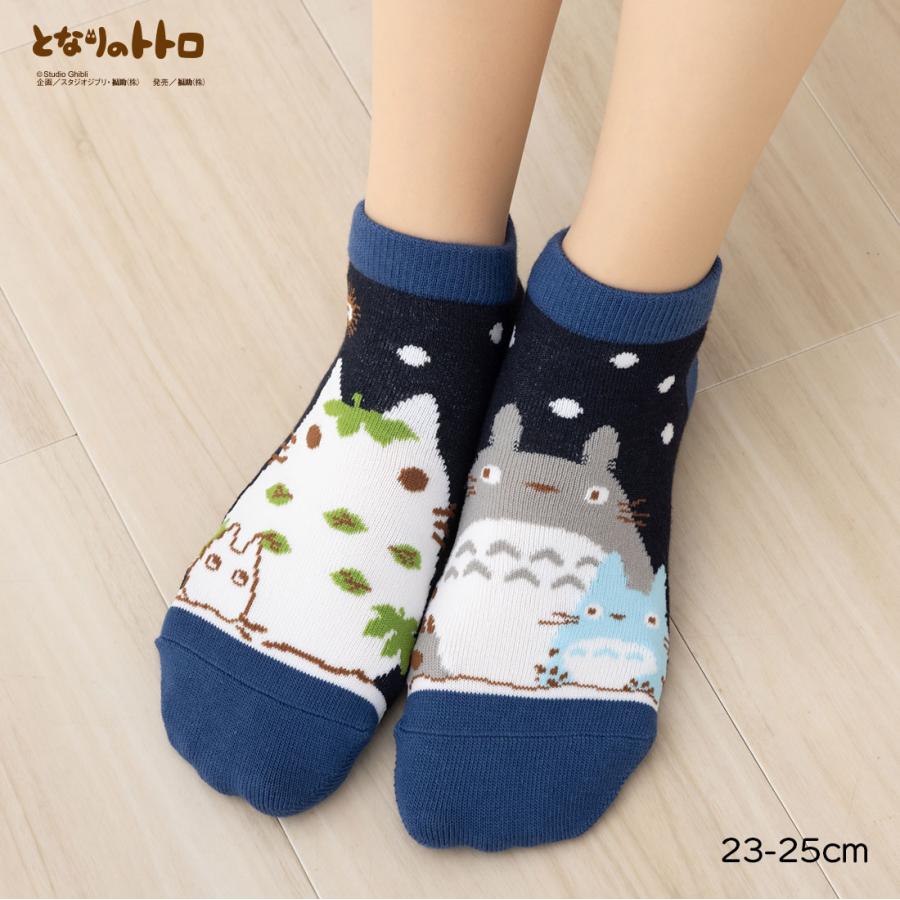 Fukuske（フクスケ） となりのトトロ 雪だるま 左右柄違い スニーカー