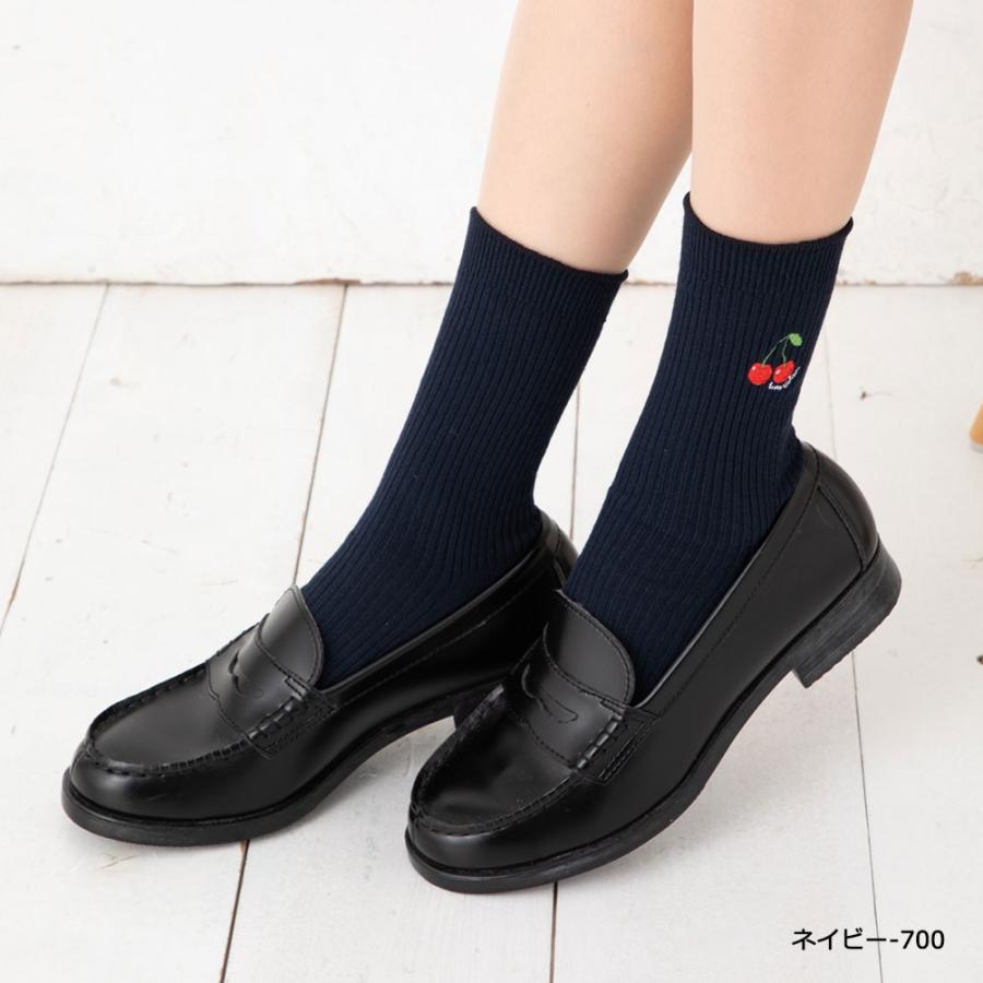 Twocollon 18cm丈 スクールソックス 23 25cm ネイビー ホワイト 靴下 レディース トゥーコロン Fk 3323 33h レッグウェア専門店 美足花舞 通販 Yahoo ショッピング