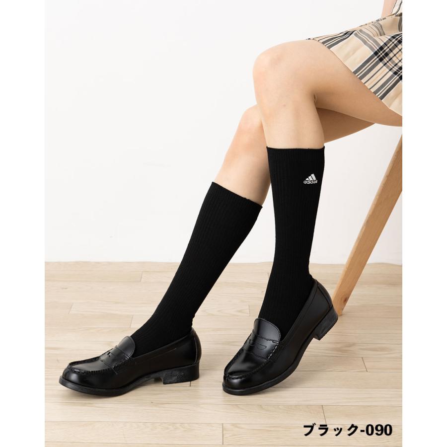 Fukuske (2足組)アディダス スクールソックス 32cm丈 23-25cm 紺 Fukuske (2足組)アディダス スクールソックス 32cm丈 23-25cm 紺