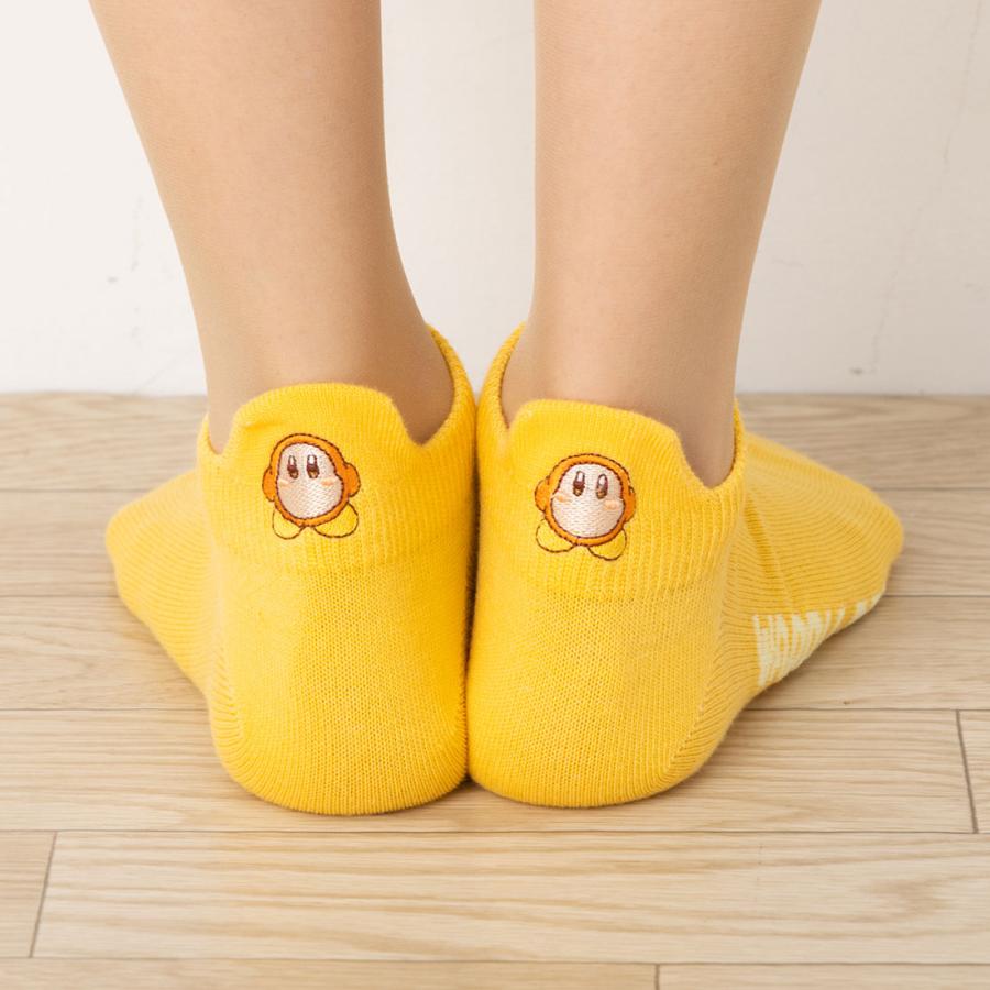 Fukuske 後ろ ワドルディ刺繍 スニーカー丈ソックス 23-25cm Fukuske 後ろ ワドルディ刺繍 スニーカー丈ソックス 23-25cm