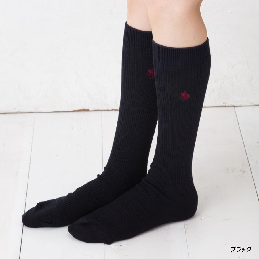 GUNZE（グンゼ） POLO BCS スクールソックス 32cm丈 (黒・白・紺)(23