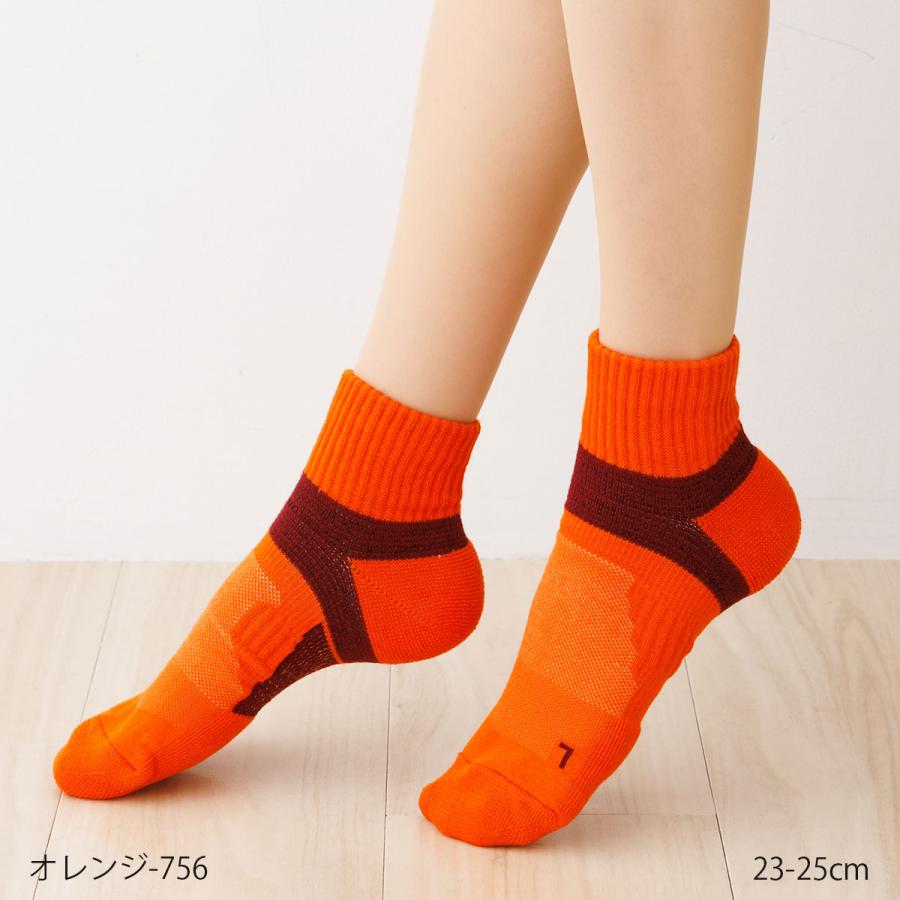 GUNZE（グンゼ） ACTIVE STYLE スポーツソックス ロークルー丈 23-25cm