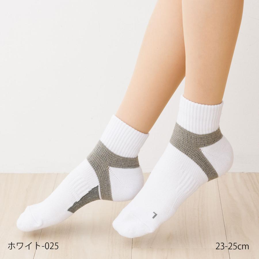 GUNZE（グンゼ） ACTIVE STYLE スポーツソックス ロークルー丈 23-25cm